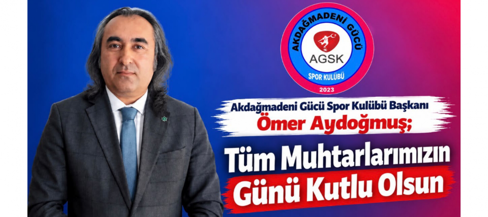 Başkan Ömer Aydoğmuş:  