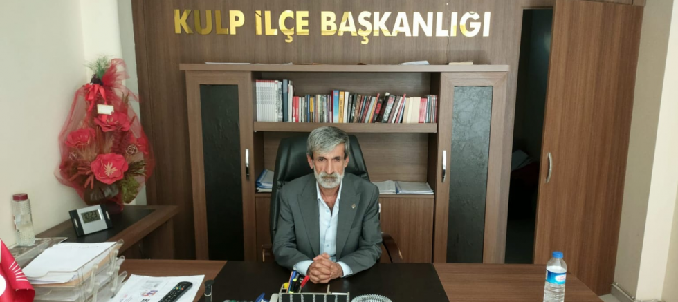 CHP Kulp İlçe Başkanı Mehmet İhsan Sancar: “Asgari Ücretliye Zam Değil, Yoksulluk Dayatılıyor” - GÜNDEM - İnternetin Ajansı